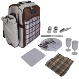 2-Person Duet Picnic Shoulder Bag Items
